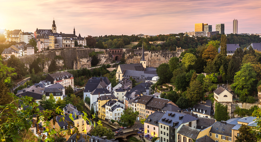 Luxembourg cityscape