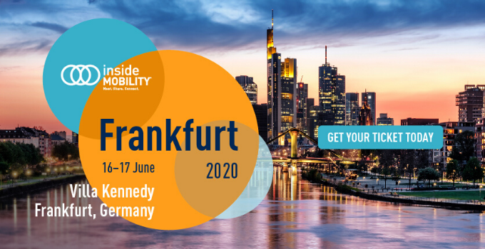 REGISTER TODAY: insideMOBILITY® Frankfurt 2020