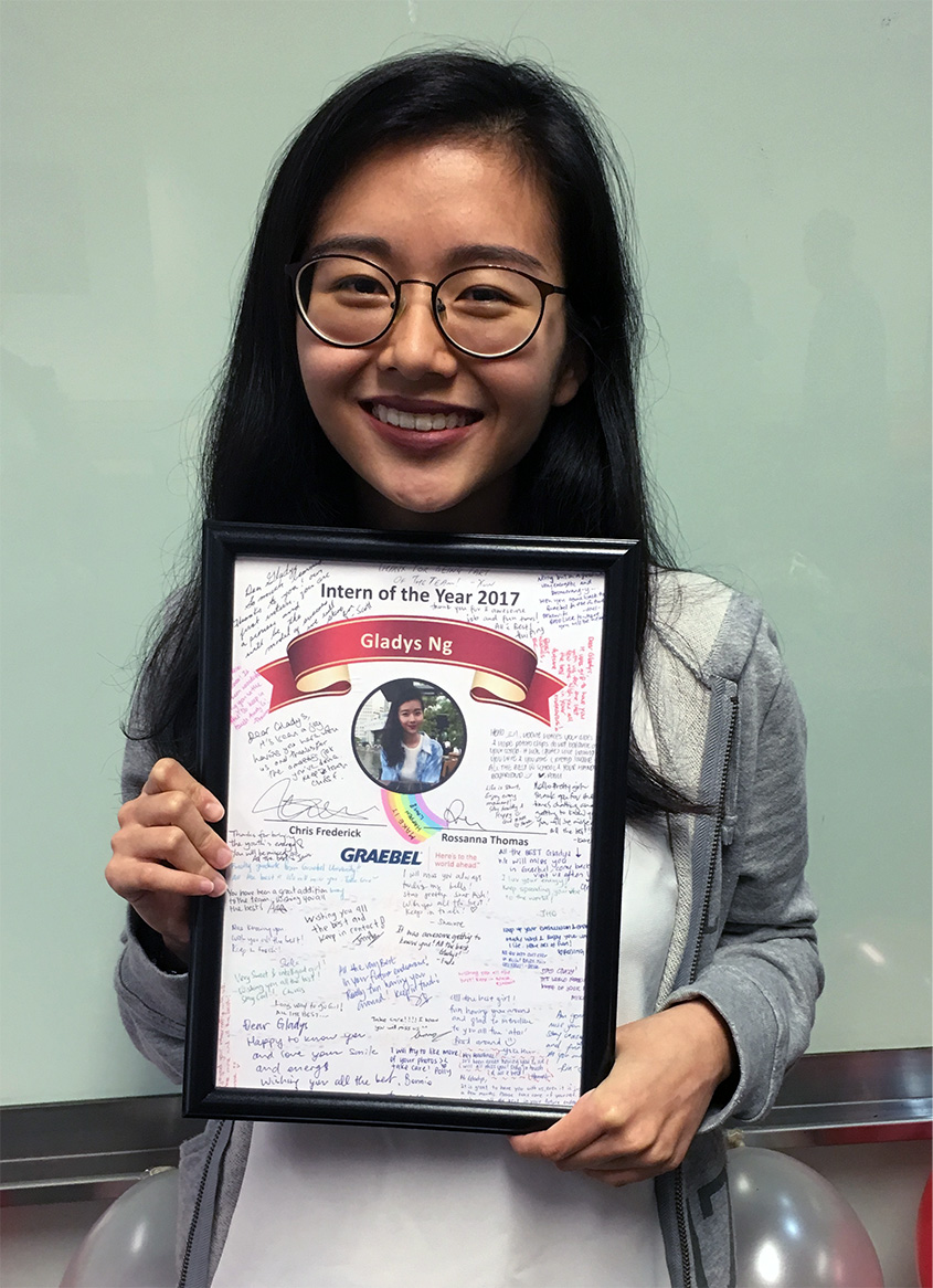 Gladys Ng - Singapore office intern