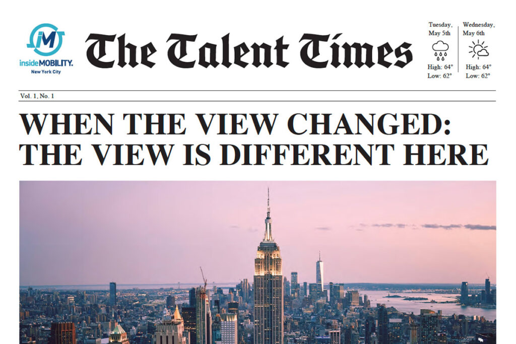 The Talent Times: Perspectives and Insights from insideMOBILITY® New York City