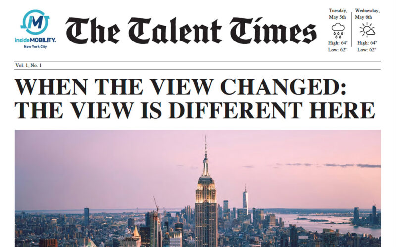The Talent Times: Perspectives and Insights from insideMOBILITY® New York City