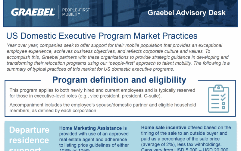 U.S. Domestic – Executive Relocation