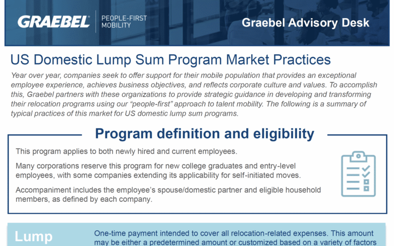 U.S. Domestic – Lump Sum