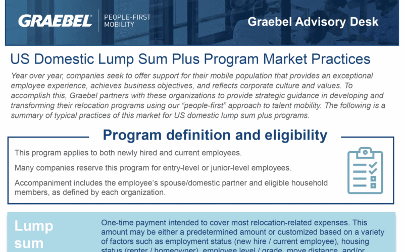 U.S. Domestic – Lump Sum Plus